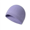 thumbnail image 1 of Baberdicy Simple Knit Skull Cap for Men And Women, Basic Beanie Without Embellishment, Minimalist Winter Hat, Ideal for Men And Women Everyday Cold Weather Wear, Under Helmets Purple, 1 of 2