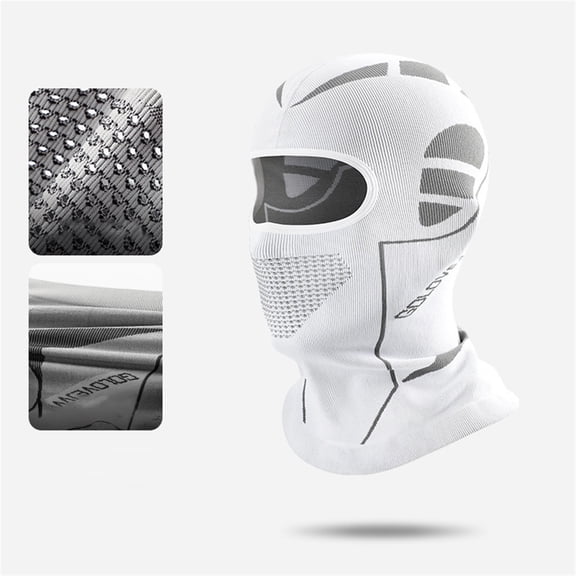 Baberdicy Ski Mask, Full Face Hood, Windproof Plush Head Cover, Motorcycle Balaclava for Men Women, Skiing, Snowboarding, Extreme Cold Protection ( Grey)