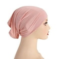 thumbnail image 1 of Baberdicy Slouchy Beanie Cap, Head Cover Pre Tied Head Scarves Women Headwear Turban Caps Head Wrap Headscarf for Women Girls Cap, J, One Size, 1 of 4
