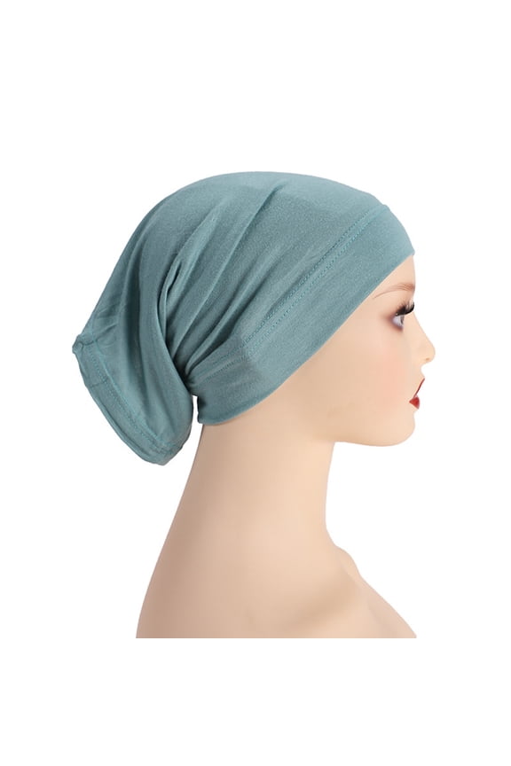 Slouchy Beanie Cap, Head Cover Pre Tied Head Scarves Women Headwear Turban Caps Head Wrap Headscarf for Women Girls Cap, R, One Size
