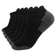 thumbnail image 1 of Baberdicy Sock Slippers Men Clearance！Low with Cushioning Running Socks Cut Athletic Breathable 6 Socks And Pairs Men Ankle Women Socks Sports Socks , No Show Men Socks Black, 1 of 4
