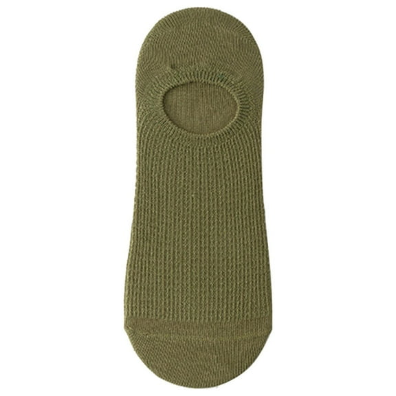 Baberdicy Socks 1 Pairs Male Summer Mesh Socks Solid Breathable Sock Slippers No Show Socks Womens Army Green