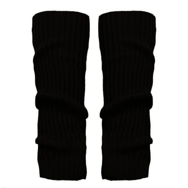 Baberdicy Socks 2Pair Fashion Ladies and Girls Fashion Leg Warmers Fit for Sport Mens Socks Black