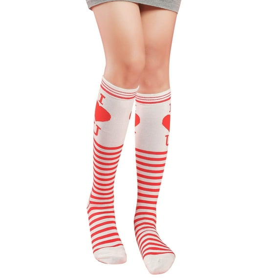 Baberdicy Socks Party Valentine'S Heart Women Day Costume Girls Love Socks Socks Accessories Prints Socks Socks for Women