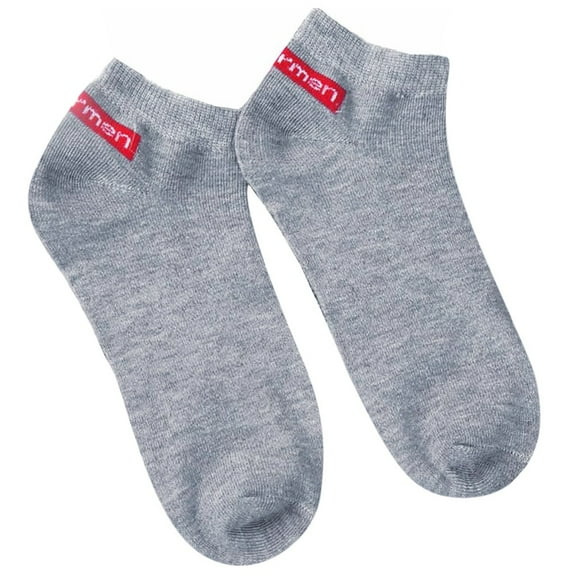Baberdicy Socks Socks 2Pair Sock Unisex Ankle Slippers Cotton Short Stripe Comfortable Socks Mens Socks Grey