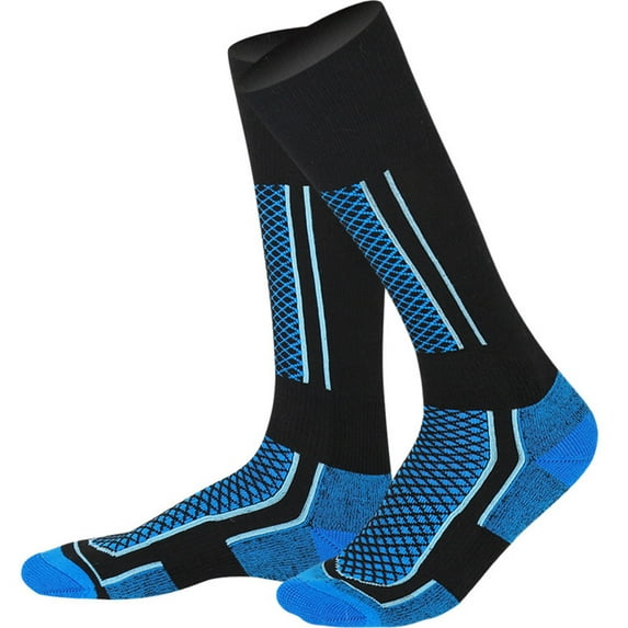 Baberdicy Socks Socks Socks Snow Ski Ski Walking Women/Men/Kids Winter Snow Sports Thermal Long Socks Mens Socks Blue