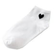 thumbnail image 1 of Baberdicy Socks Women Comfortable Sock Socks Skateboard Fashion Heart Shaped Socks Mens Socks White, 1 of 2