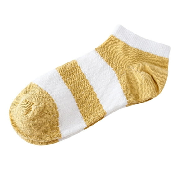 Baberdicy Socks Women's Show Cotton Socks Low No Non Slip Casual Cut Loafer Mesh Socks No Show Socks Womens Yellow