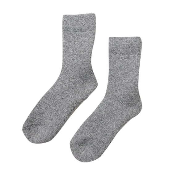 Baberdicy Socks for Women, Women Solid Color 30% Wool Socks in Winter Thickened Warm Thick Thread Towel Socks Fuzzy Socks for Women One Size