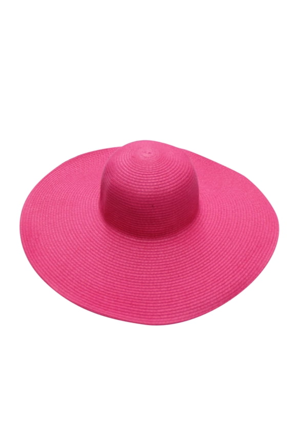 Sun Hats for Women Clearance！Summer Hats for Women Wide Bongrace Women Beach Hat Little Girl Sun Cap Foldable Ladies Hats Wide Brim Protection Hat Hot Pink