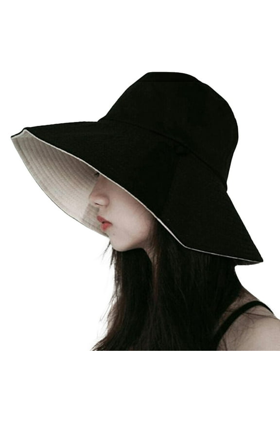 Sun Hats for Women Clearance!Women's Sun Hat Face Shading Hat Summer Large Brim Beige