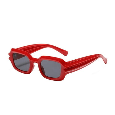 Baberdicy Sunglasses Womens Women Men Retro Fashion Street Shot Glasses Unisex Pc Frame Sunglasses Sunglasses Red