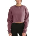 thumbnail image 1 of Baberdicy Sweatshirt for Women, Women Cropped Sweatshirt Long Sleeves Pullover Fleece Crop Tops Pullover Sweaters for Women, 1 of 8