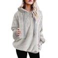 thumbnail image 1 of Baberdicy The Girl Coat Women Warm Winter Top Hoodie Sweatshirt Ladies Hooded Pullover Jumper Women's Cardigans Grey, 1 of 6