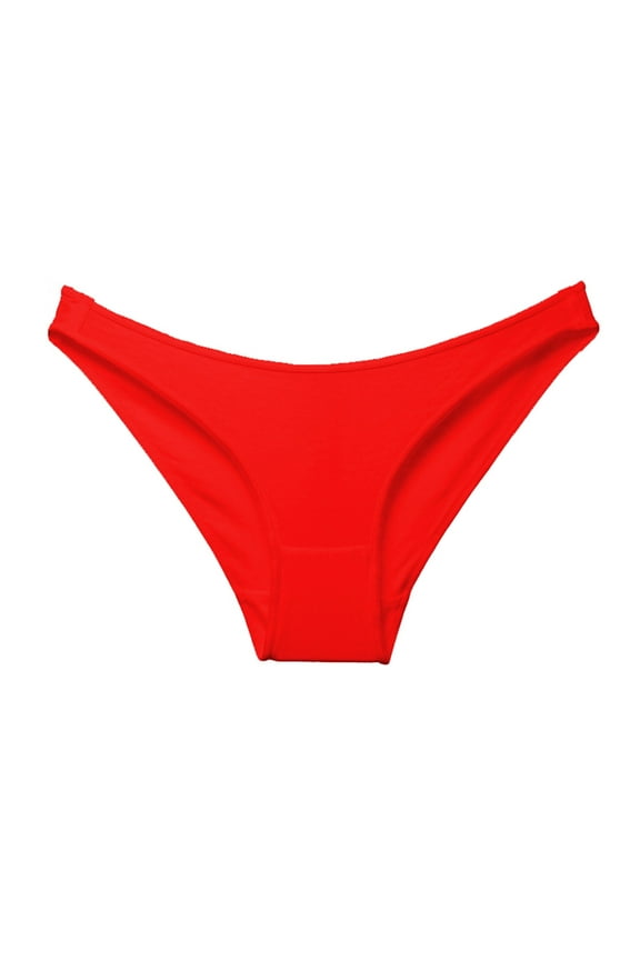 Underwear Women Bikini Panties Women's Low Rise String Soft Breathable Underwear No Show Panties for Women