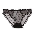 thumbnail image 1 of Baberdicy Underwear Women Ladies Panties Polka Dot Lace Panties Mesh Streamer Panties Low Waist Breathable Briefs Underwear, 1 of 3
