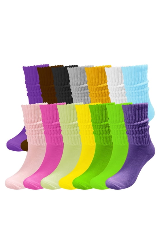 Unisex Bubble Socks, Mid-Calf Loose Cuff Sailor Style Retro Casual Socks,Mint Green Fits All – Gift Ready