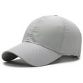 thumbnail image 1 of Baberdicy Unisex Cotton Trucker Hat Adjustable Low Profile Cap, Grey One Size, 1 of 5