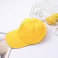thumbnail image 1 of Baberdicy Unisex Snapback Baseball Cap Cotton Polyester, Yellow One Size, 1 of 7