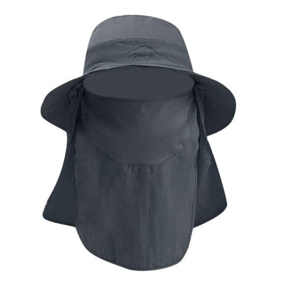 Baberdicy Unisex Summer Outdoor Sun Hat Black