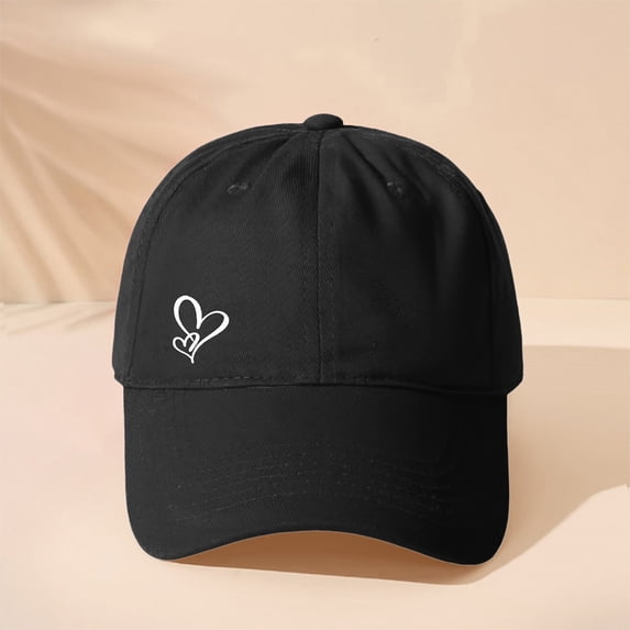 Baberdicy Unisex Women's Baseball Cap Adjustable Workout Hat, Black One Size