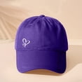 thumbnail image 1 of Baberdicy Unisex Women's Baseball Cap Adjustable Workout Hat, Purple One Size, 1 of 5