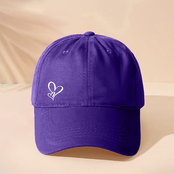 Baberdicy Unisex Women's Baseball Cap Adjustable Workout Hat, Purple One Size