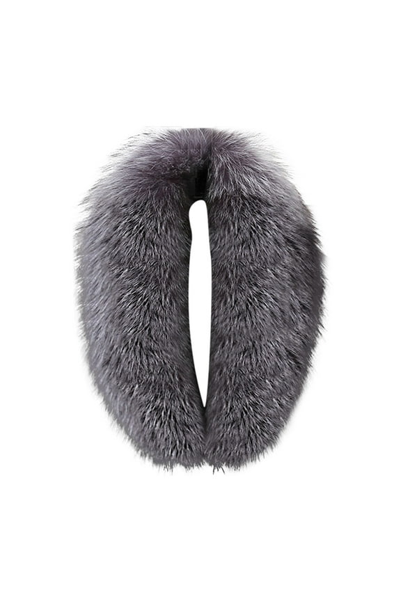 Shawls and Wraps Women's Faux Plush Collar Scarf Wrap Cold Winter Warmer Women's Neck Warmer Scarf Wrap Scarf Wraps for Women