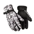 thumbnail image 1 of Baberdicy Winter Gloves - Windproof Camouflage - Thermal Lining - Touchscreen Compatible - Ski/Snow Sports - Winter Outdoor Wind Proof Glove Ski Riding Camouflage Warm Grey,One Size, 1 of 2