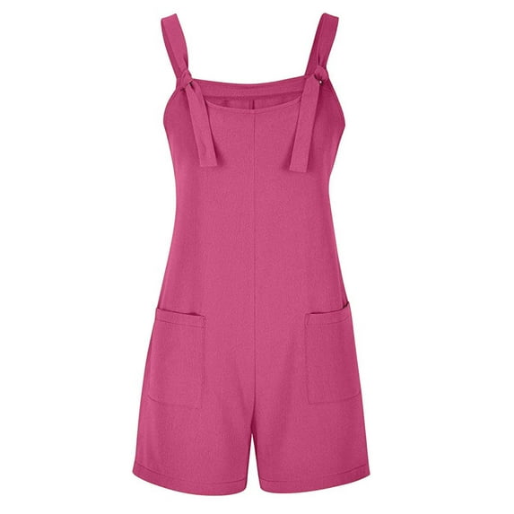 Baberdicy Women's Denim Overalls Shorts Clearance! Beach Vacation Clothes for Women Purple 3Xl