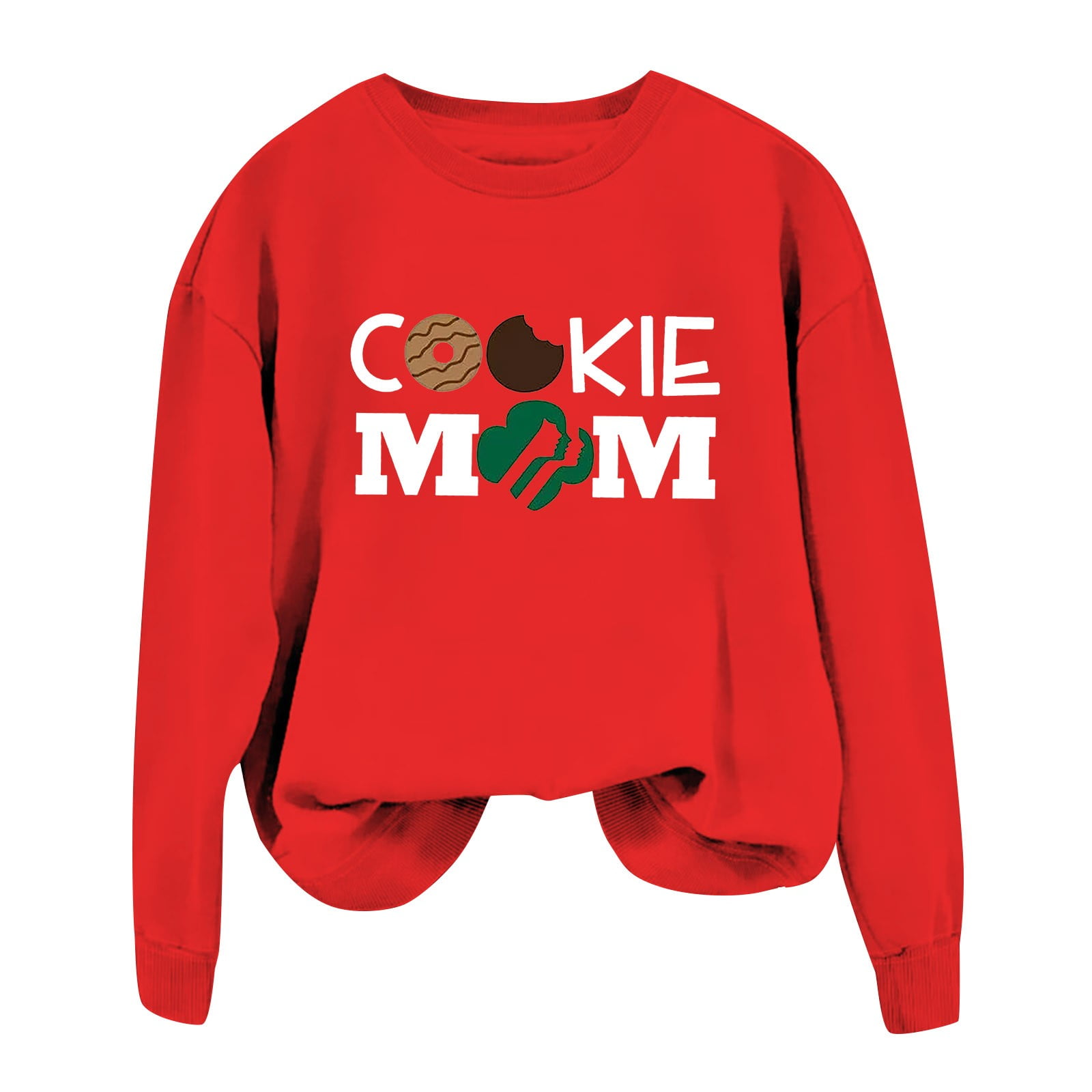Biscuit Cookie Pattern Print Women Men Pullover Hoodie