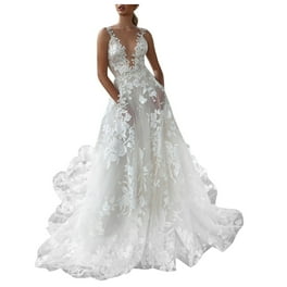 Elegant Lace Sling Backless Wedding Party Dress Elegant Lace Sling Backless Wedding Party Dress