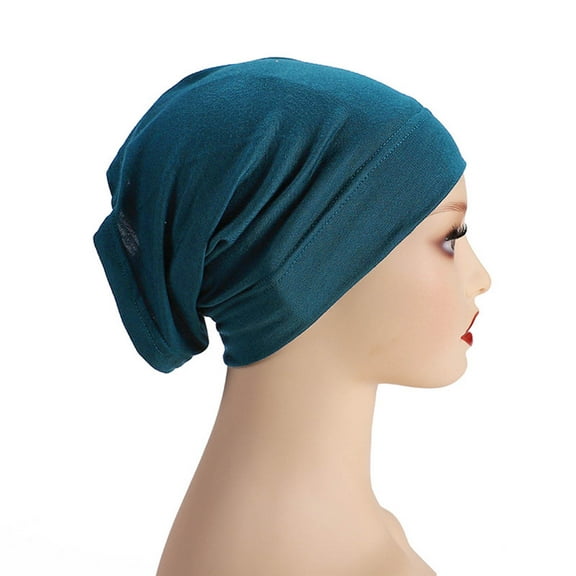Baberdicy Pre-Tied Turban Cap - Slip-On Hair Wrap, Seamless Liner for Wigs & Chemo, S One Size