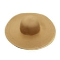 thumbnail image 1 of Baberdicy Women's Summer Wide Brim Sun Hat Foldable Beach Hat, Khaki One Size, 1 of 3