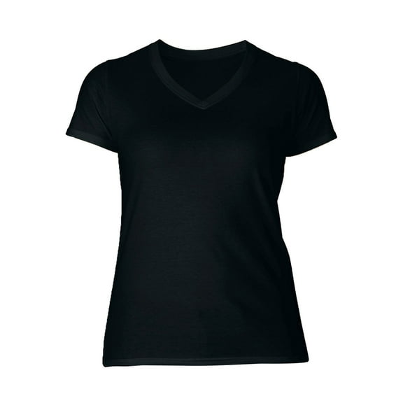 Baberdicy Women's T-Shirts Womens Summer Tops Casual Short Sleeve Tee Shirts Loose Solid Color V Neck Women's T Shirt Short Sleeves Womens Tops Black
