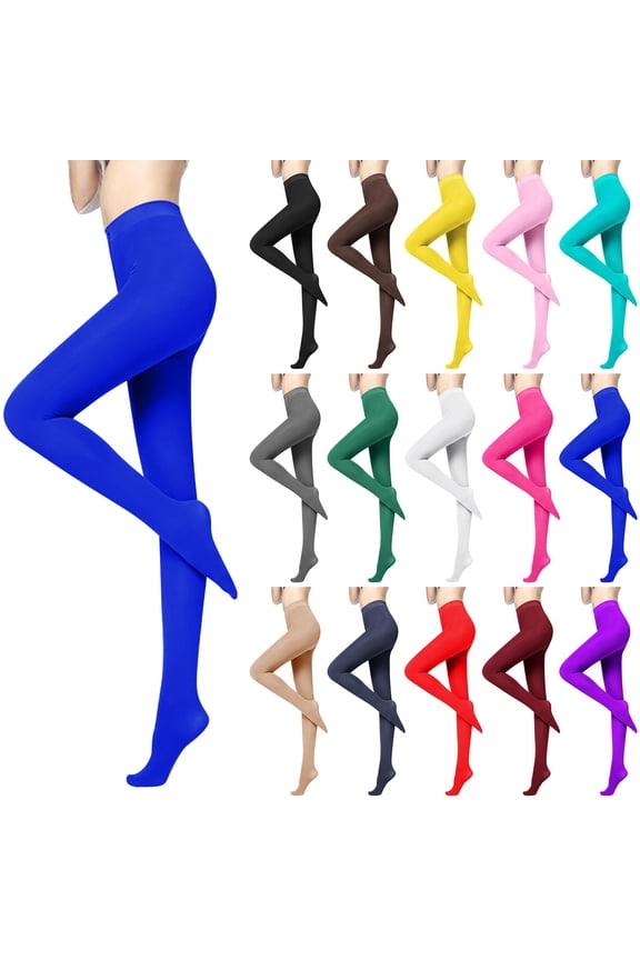 Women's Thermal Leggings, Velvet Fleece Lined Tights for Winter, Stretchy Opaque Green Universal Fit