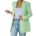 thumbnail image 1 of Baberdicy Womens Blazers for Work Professional Women's Casual Light Weight Thin Jacket Slim Coat Long Sleeve Office Business Coats Jacket Lady Blouse ( Green S ), 1 of 9