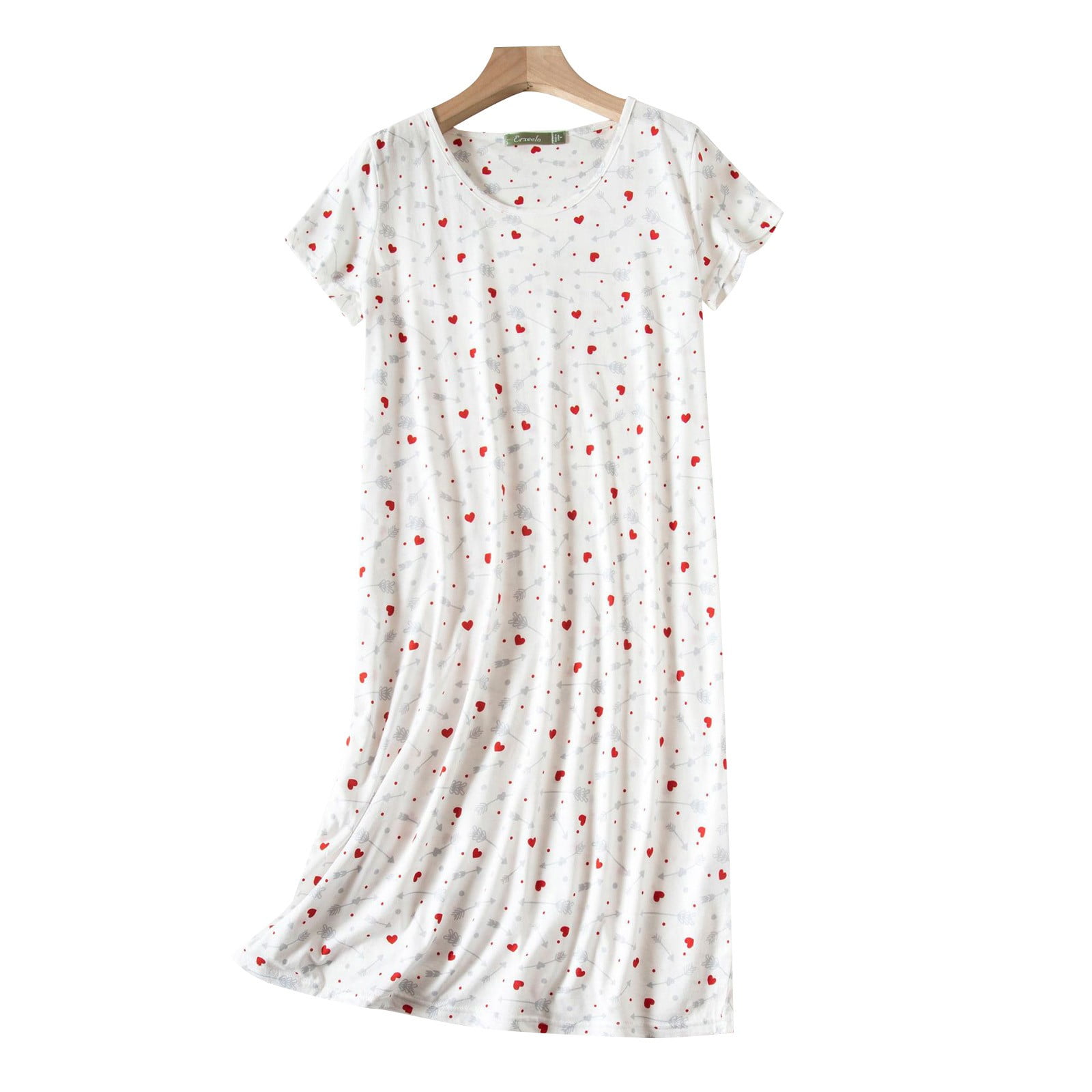 WiWi Women's Bamboo Viscose Nightgown - Sleeveless Racerback Sleepshirt, Plus Size Available - View #4