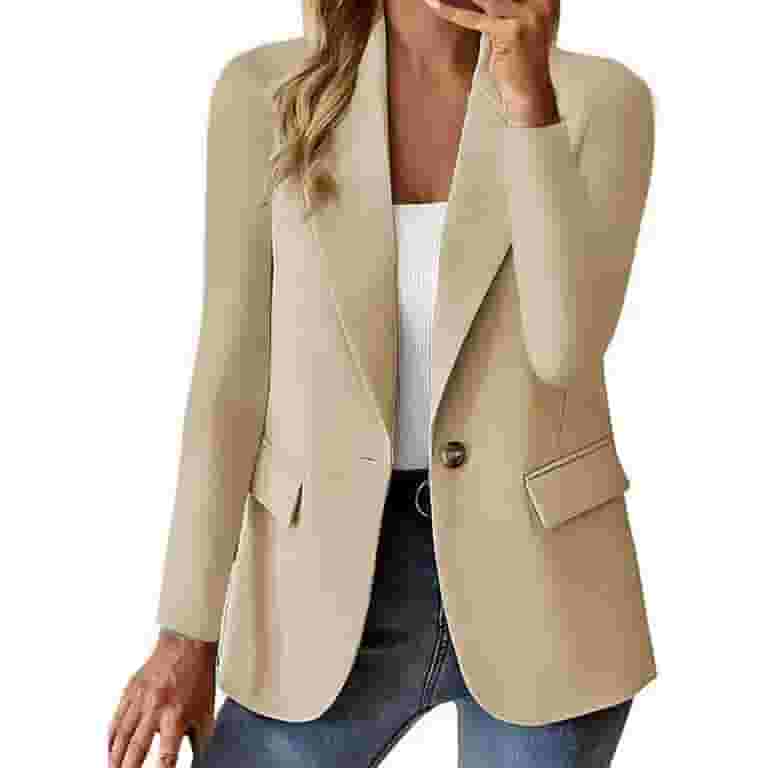 New Solid Color Long Sleeve Cardigan Coat New Solid Color Long Sleeve Cardigan Coat