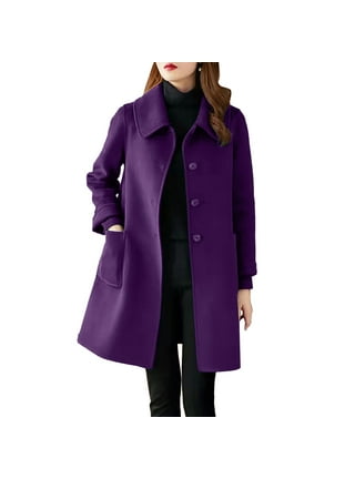 Purple coats for ladies hotsell