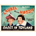 thumbnail image 1 of Babes In Toyland From Left Stan Laurel Oliver Hardy 1934 Movie Poster Masterprint (14 x 11), 1 of 1
