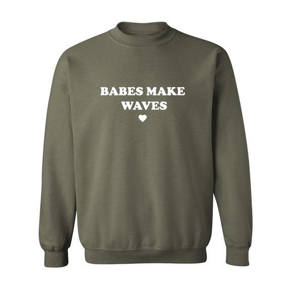 Babes Make Waves Crewneck Sweatshirt
