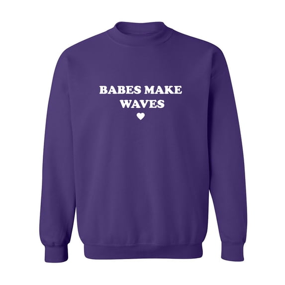 Babes Make Waves Crewneck Sweatshirt