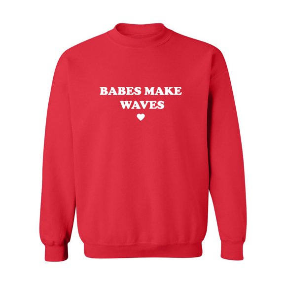 Babes Make Waves Crewneck Sweatshirt