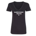 thumbnail image 1 of Babes Make Waves Womens V-Neck Tee, 1 of 2