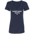 thumbnail image 1 of Babes Make Waves Womens V-Neck Tee, 1 of 2