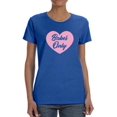 thumbnail image 1 of "Babes Only" Quote Inside Pink Heart Graphic Women Royal Blue T-Shirt, Female x-Large, 1 of 4