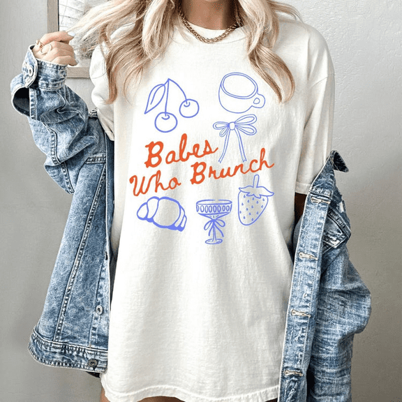 Babes Who Brunch Shirt Espres i Old Money Aesthetic Comfortcolors Birthday Brunch Bridal Brunch Girls Weekend Shirts Girls T