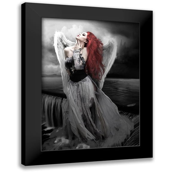 Babette 11x14 Black Modern Framed Museum Art Print Titled - The Sound Of Water