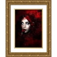 thumbnail image 1 of Babette 11x14 Gold Ornate Wood Framed with Double Matting Museum Art Print Titled - Carmilla, 1 of 4